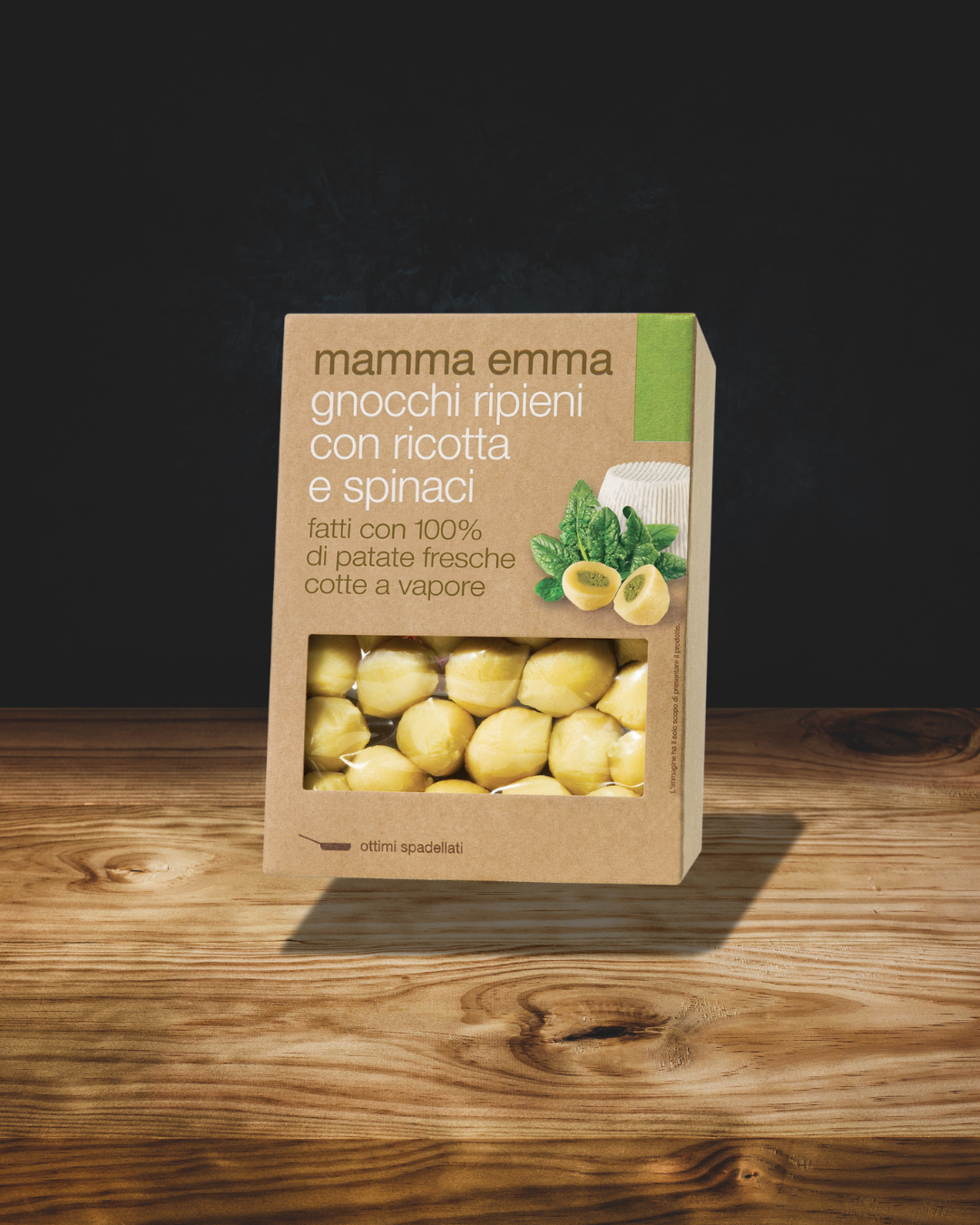 Ricotta Cheese and Spinach Stuffed Gnocchi