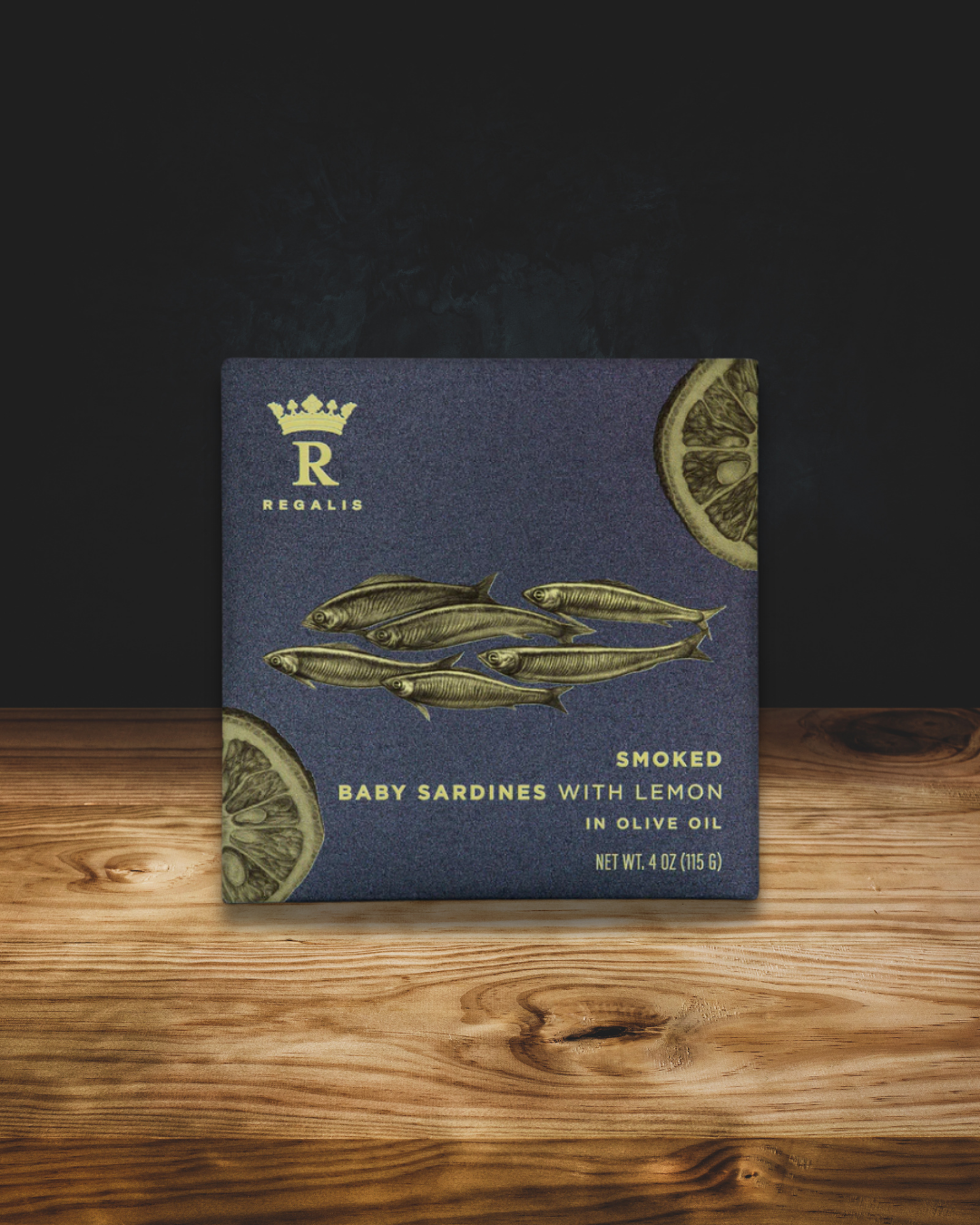 Smoked Baby Sardines With Lemon in Olive Oil