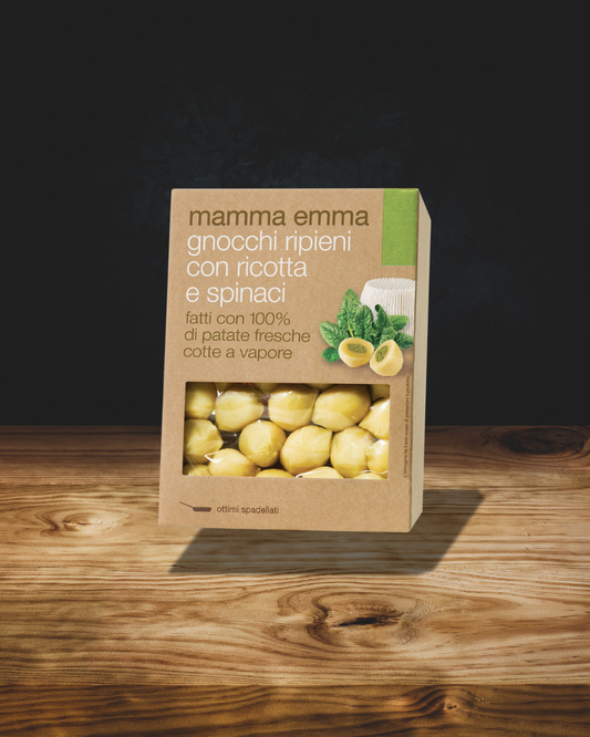 Ricotta Cheese and Spinach Stuffed Gnocchi