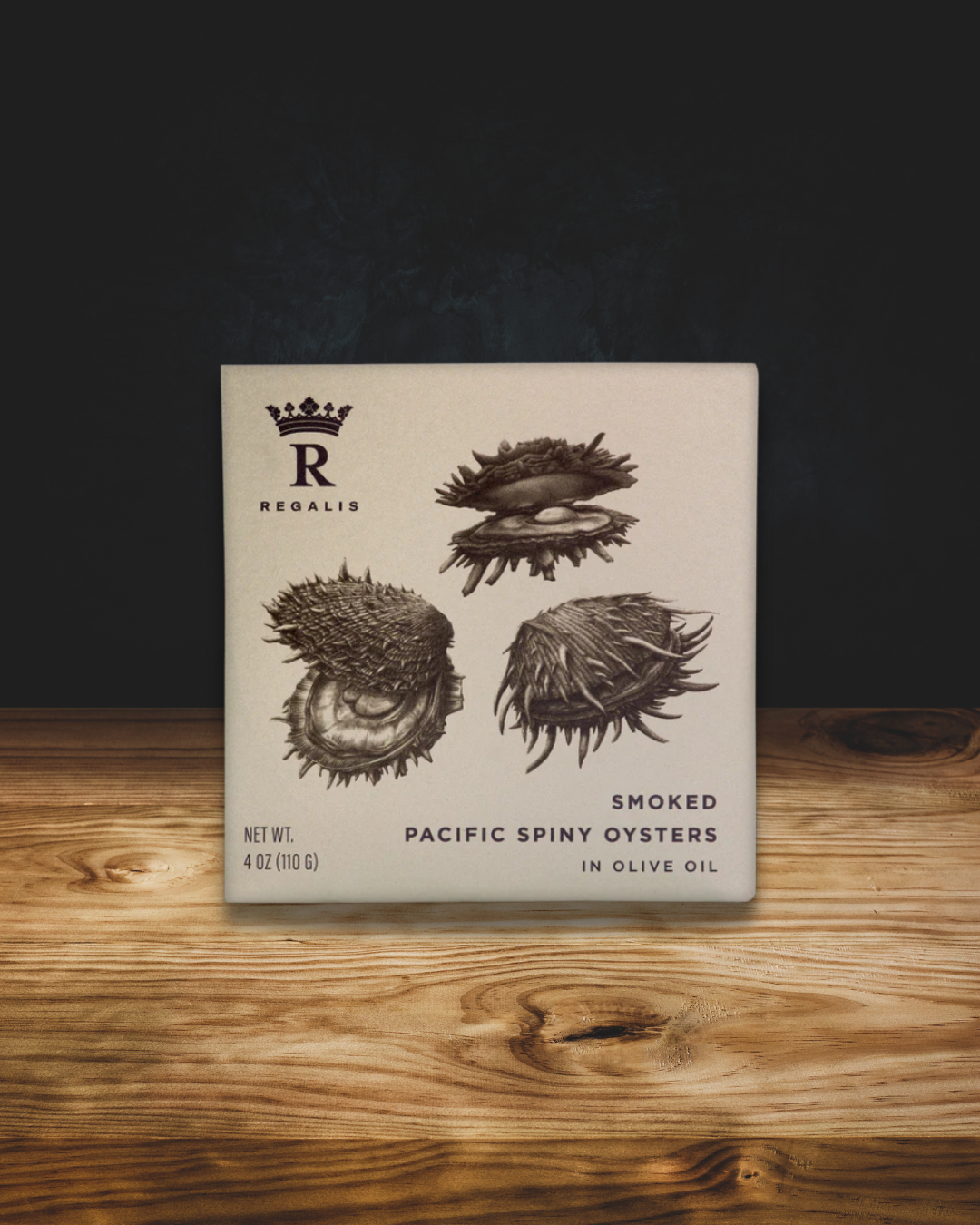 Smoked Pacific Spiny Oysters in Olive Oil